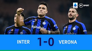 Inter v Verona (1-0) | Martinez's early goal enough for Inter | Serie A Highlights