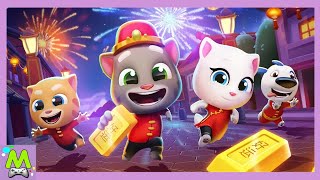 Talking Tom Gold Run - New Character Lucky Tom.Лунный Праздник в Новом Мире.Обновление Игры