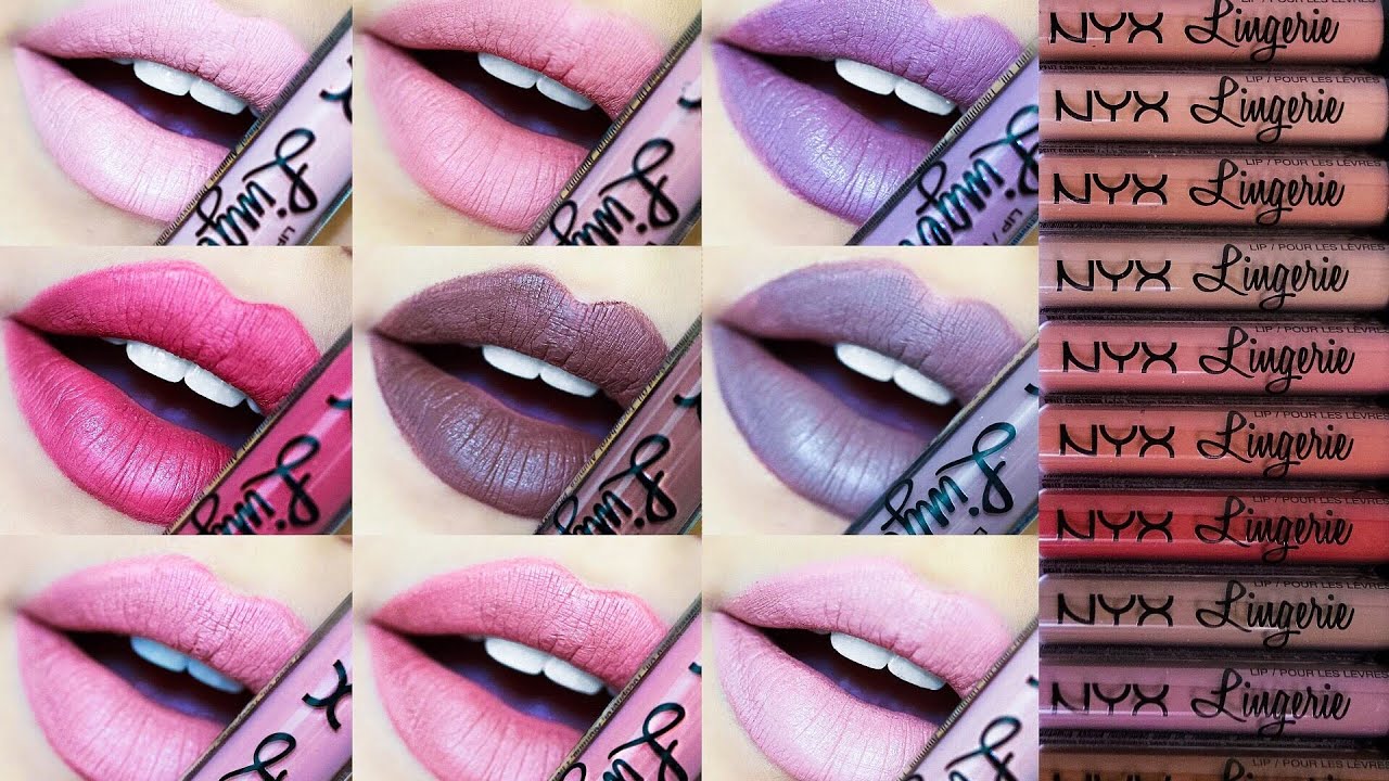 Diagram 12 New Nyx Lip Lingerie Liquid Lipstick