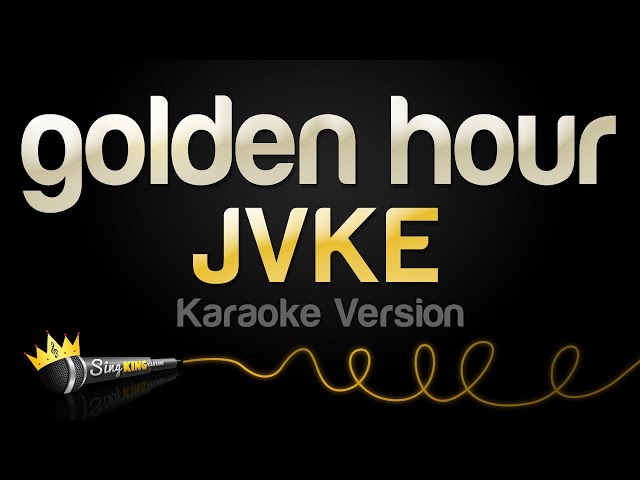 JVKE - golden hour (Karaoke Version) class=