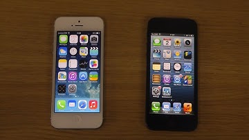 iPhone 5 iOS 7.0.4 Jailbroken vs. iPhone 5 iOS 6.1.4 Jailbroken - Benchmark Speed Performance Review