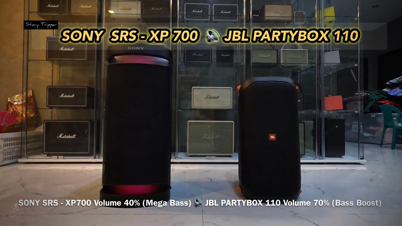 SONY SRS XP700 vs JBL PARTYBOX 110 YouTube