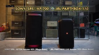 SONY SRS  XP700 vs JBL PARTYBOX 110