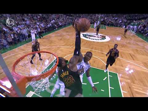 LeBron James' Vicious At The Rim Block: Eastern Conference Finals G7