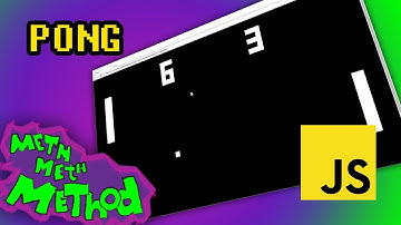 Pong in JavaScript (using ES6)