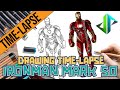 [DRAWPEDIA] TIME-LAPSE IRONMAN MARK 50 from MARVEL - SPEED DRAWING