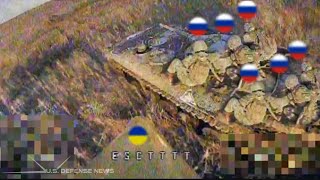 Horrifying Moments! How Ukrainian FPV Drones Secretly Blow Up Russian Forces and Tanks