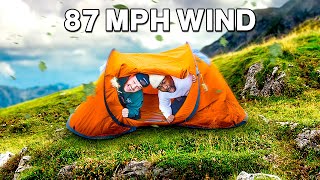 Worst Rated Tent vs UK’s Biggest Storm (BROKEN ANKLE)