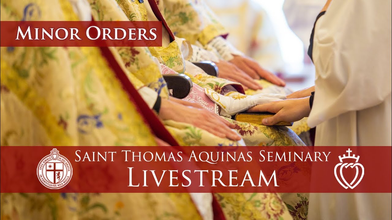 Minor Orders - 3/31/23 - St. Thomas Aquinas Seminary