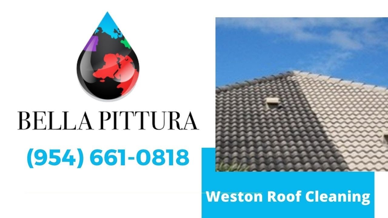 Weston Roof Cleaning - (954) 661-0818 - Bella Pittura | Is Roof Cleaning Necessary?