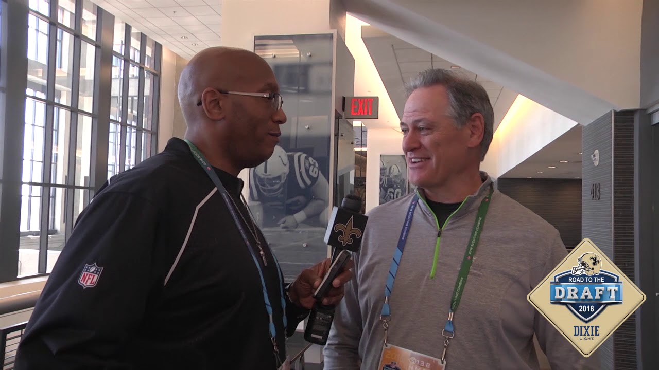 2018 NFL Combine: Saints GM Mickey Loomis
