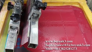 k3 table printing machine for skii woven tapes