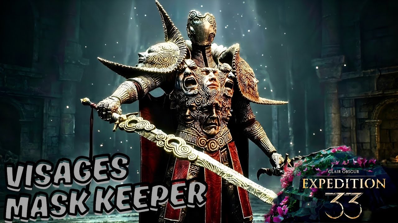 Expedition 33 Visages the Mask Keeper Boss Fight - (PS5 4K No Commentary)