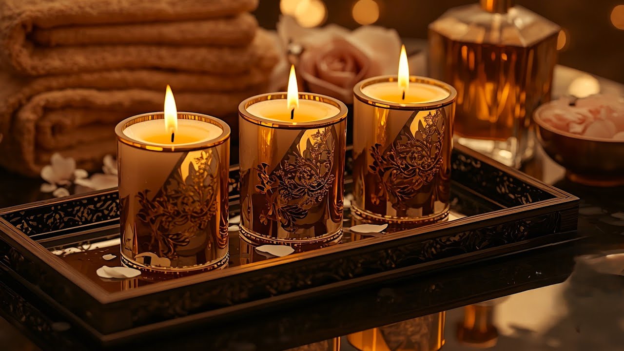 Slow Down Your Mind 🕯️ Candlelight Night Spa Music