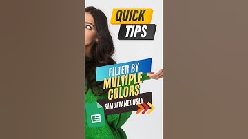 👉 How To Quickly Filter By Color In Google Sheets | #shorts
