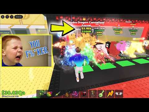 Kids Swearing At Me On ROBLOX Lol For Fuzing My 3b HYDRA DRAGON And PMR Reacts To My Fuze!