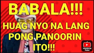 HUWAG NYO NA LANG PONG PANOORIN ANG VIDEONG ITO,BAKA MAY MADISKUBRE LANG KAYO.