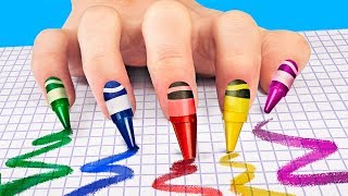 ¡NO CREERAS ESTOS 14 TRUCOS LOCOS PARA TUS UÑAS!