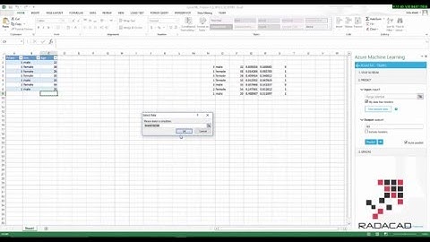 Azure ML Excel Add-in