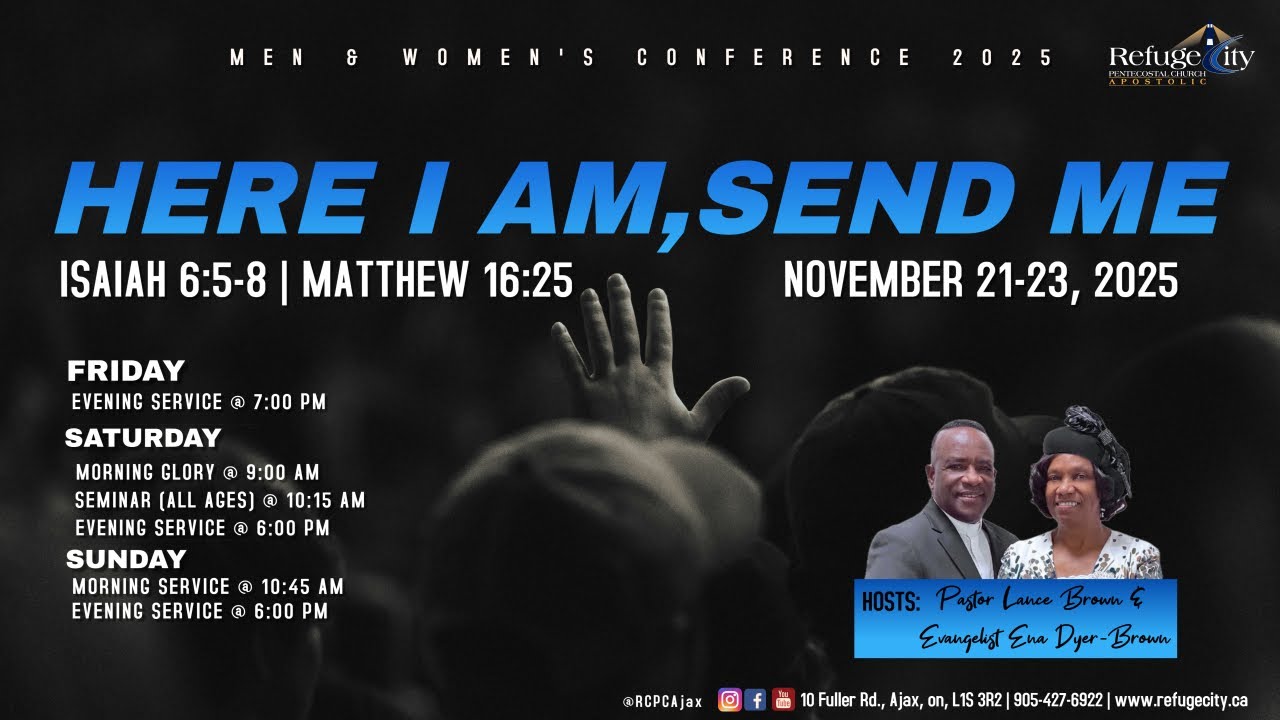 Men & Women's Conference 2025 | SUNDAY NIGHT | 11/23/2025 | Refuge City Online