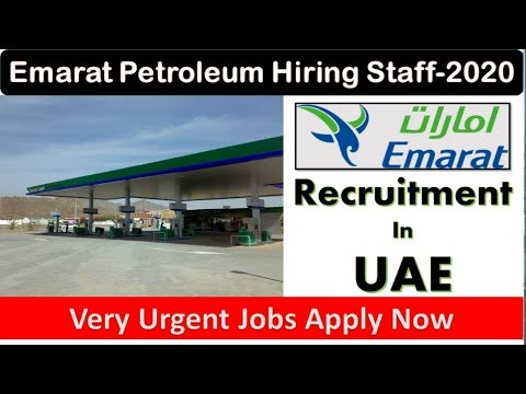 Emarat Petroleum Hiring Staff In Dubai -2020