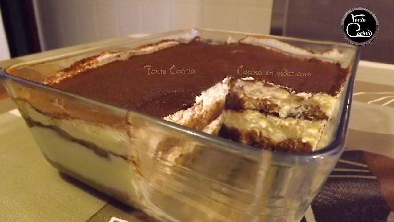 TIRAMISU Auténtico ITALIANO - Tarta de queso sin Horno - Receta fácil -  Tonio Cocina - TONIO - YouTube