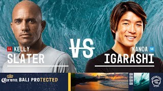 Kelly Slater vs. Kanoa Igarashi  Semifinals, Heat 2  Corona Bali Protected 2019