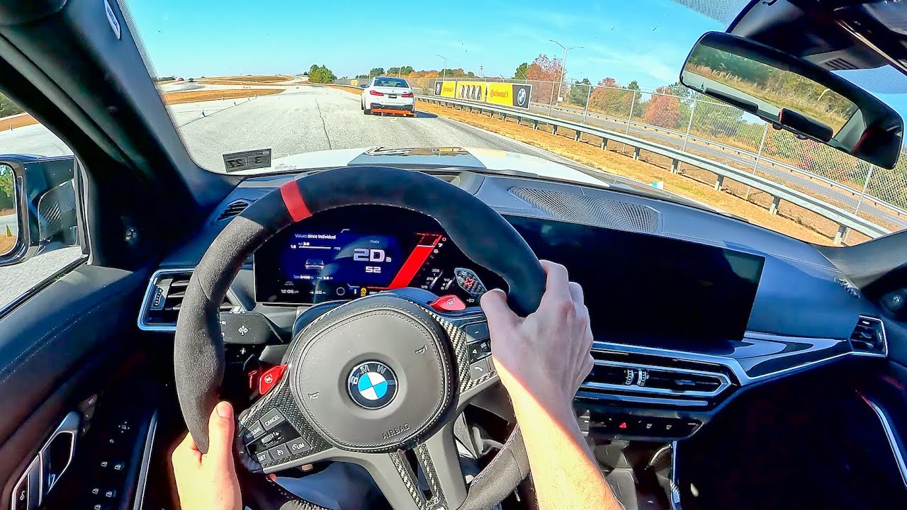 2024 BMW M3 CS - POV Quick Track Drive (BMW Performance Center ...