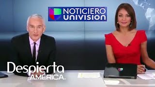 Jorge Ramos and Ilia Calderón show what happens behind the scenes of Univision News.