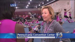 Pink Invitational Gymnastics Competition Raising Money For Breast Cancer