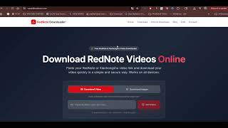 rednote download video without watermark