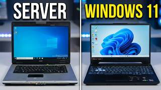 Windows Server 2022 vs Windows 11 25H2. Speedtest