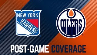 ARCHIVE | Oilers Post-Game Interviews at Rangers