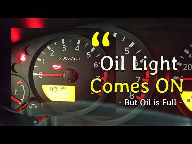 Why Is My Oil Light Blinking After Oil Change - Infoupdate.org