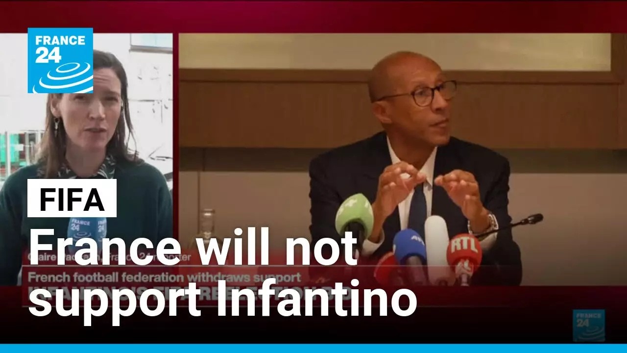 French Football Federation withdraws support for Infantino's FIFA election bid • FRANCE 24 English