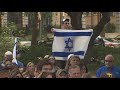 Dozens stand in solidarity with Israel in downtown Houston