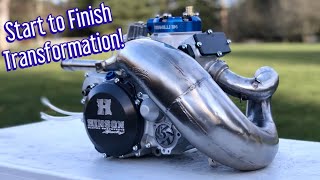Epic Timelapse of a YZ250 Two Stroke Engine Build!