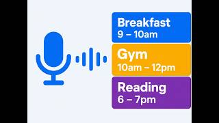 Calendar Voice Assistant - Talk to Manage your Calendar screenshot 2