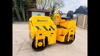 BENFORD TV1200 DOUBLE DRUM ROLLER C/W DEUTZ ENGINE