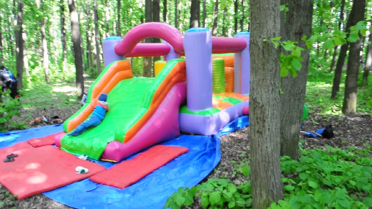 Батут на прокат в аренду в лесу или на природе.Харьков - YouTube