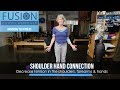 Shoulder Hand Connection: decreasing tension in the shoulders, forearms &amp; hands