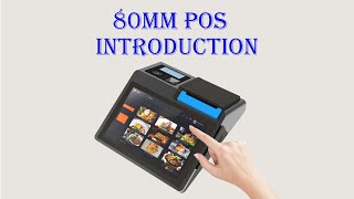 Z100 80mm Cash Register Point Of Sale Systems introduction