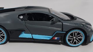Unboxing Bugatti Divo Dark Gray 1/24 Diecast Model Car