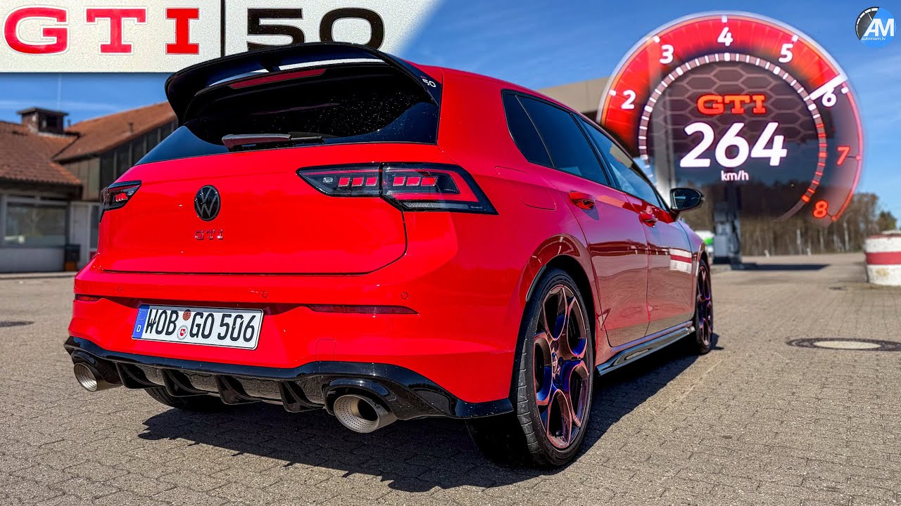 NEW! GTI Edition 50 (325hp)| 100-200 km/h acceleration🏁| by Automann in 4K