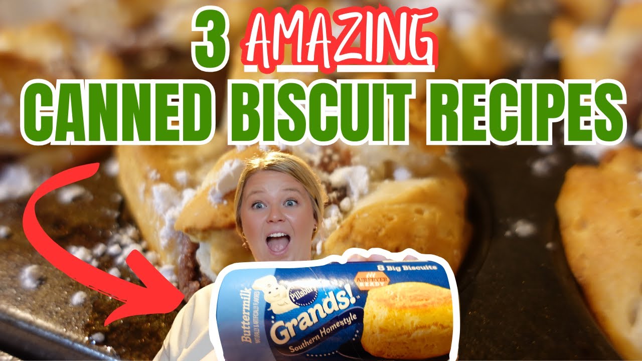 AMAZING (quick and easy) RECIPES USING CANNED BISCUIT DOUGH! YouTube