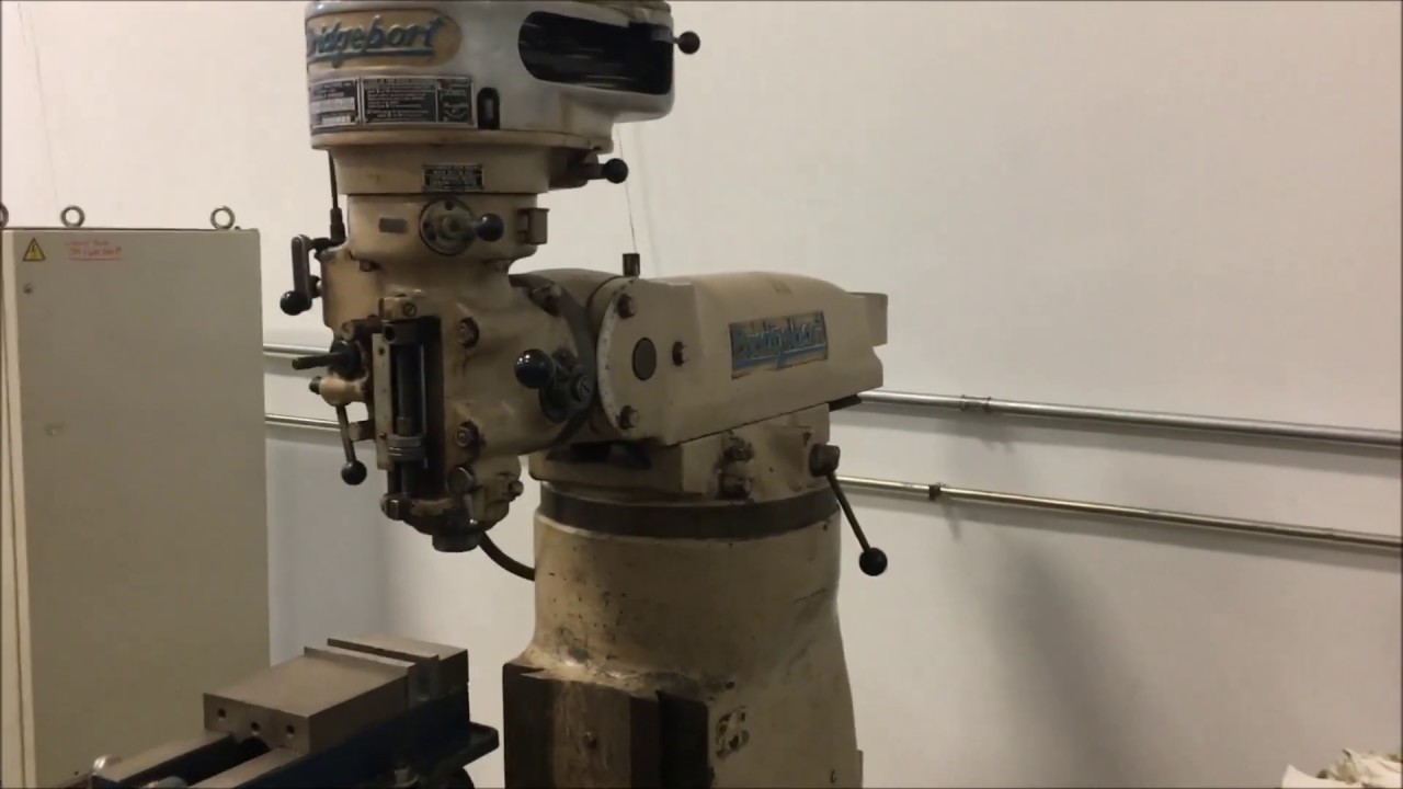 SOLD! Bridgeport BRJ 'J Head' Manual Knee Mill 5092 YouTube