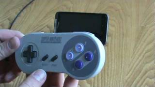 Bluetooth SNES controller for HTC Sense Phones  (no root required)