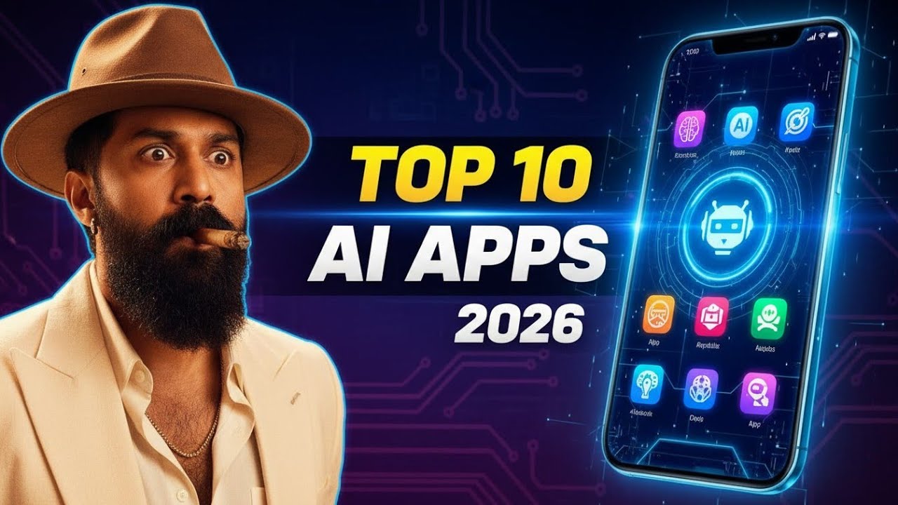 Top 10 AI Apps of 2026 | Best AI Tools for Video, Productivity & Content Creation