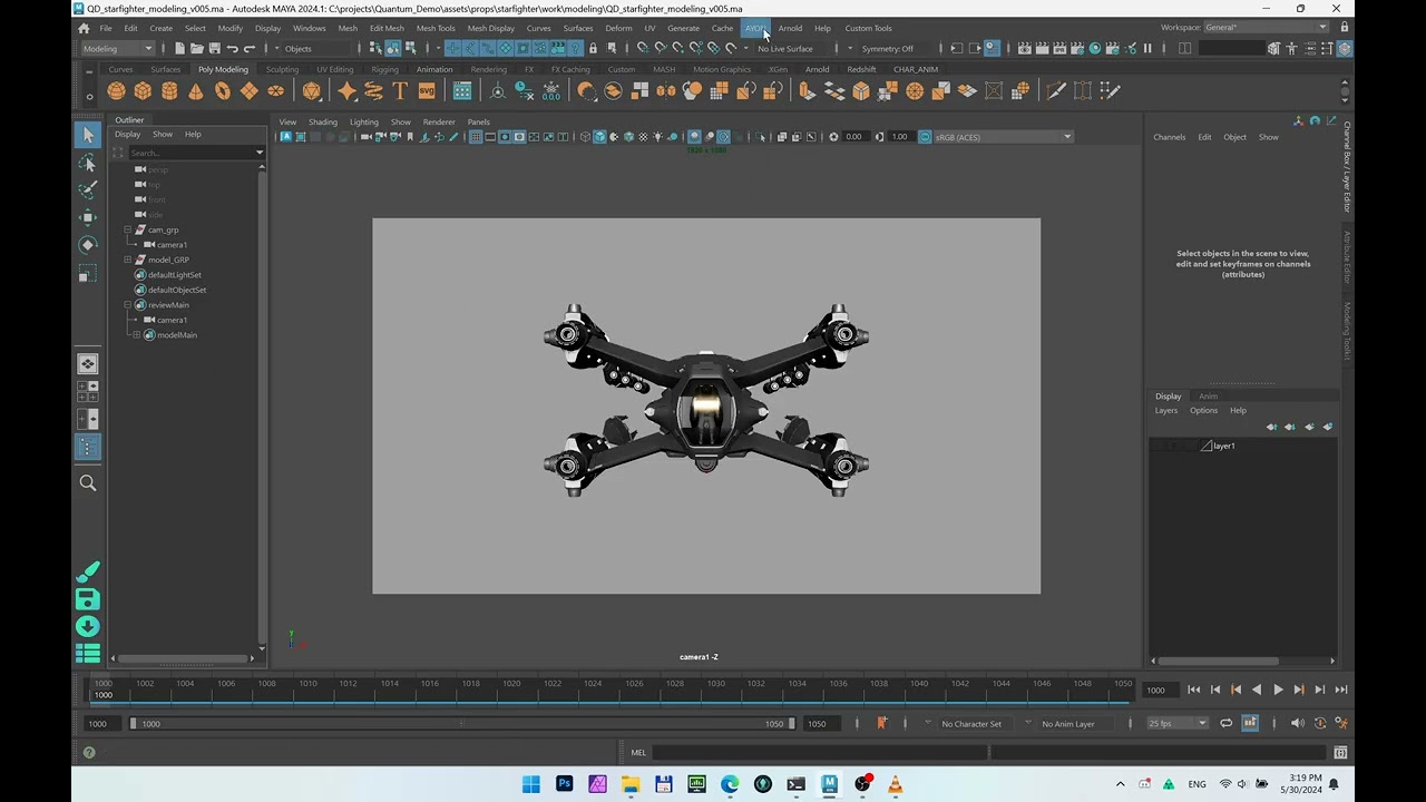 Maya | Review publish with AYON