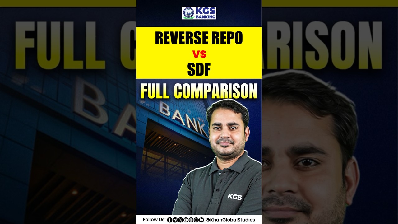 Reverse Repo vs SDF: Complete Comparison Explained Simply! 